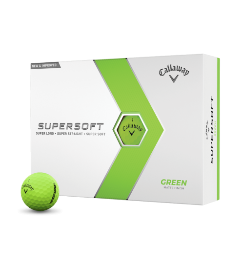 Callaway Supersoft Matte Green Golf Balls